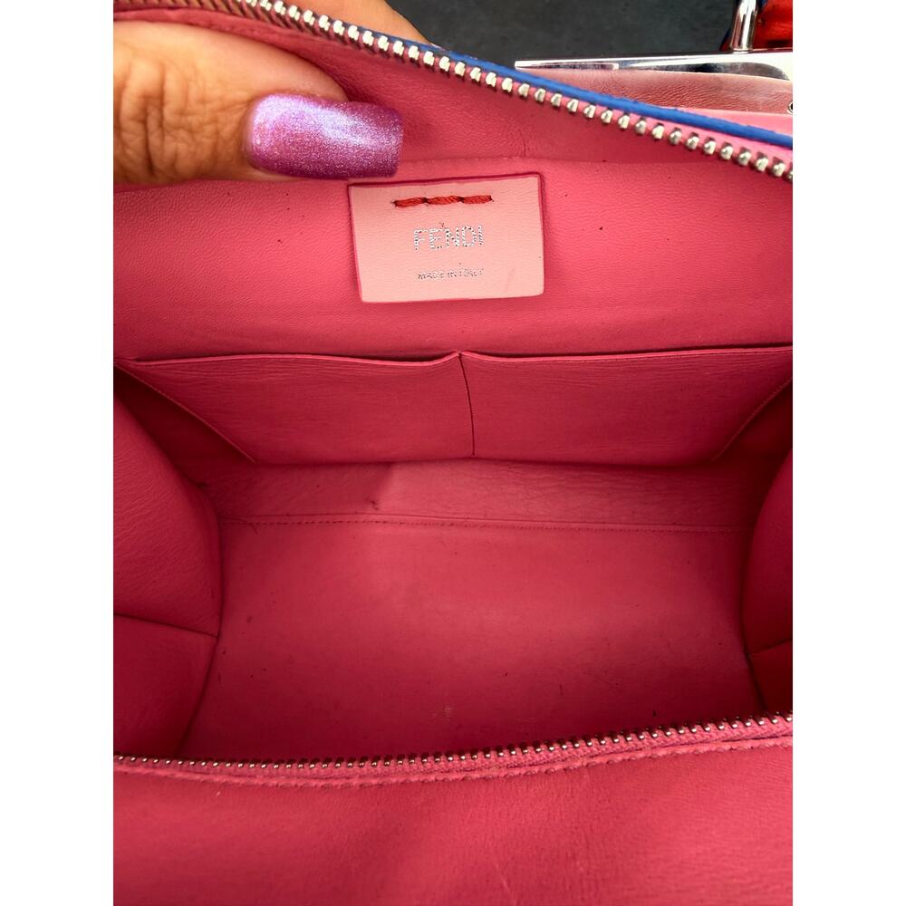 Fendi 3 Jours Rare Colorblock Orange/Pink/Blue EUC - Picture 5 of 15